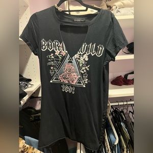BORN WILD T-shirt dress